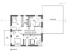 Grundriss OG - Exklusives Architektenhaus im Bauhausstil mit Doppelgarage! Provisionsfrei