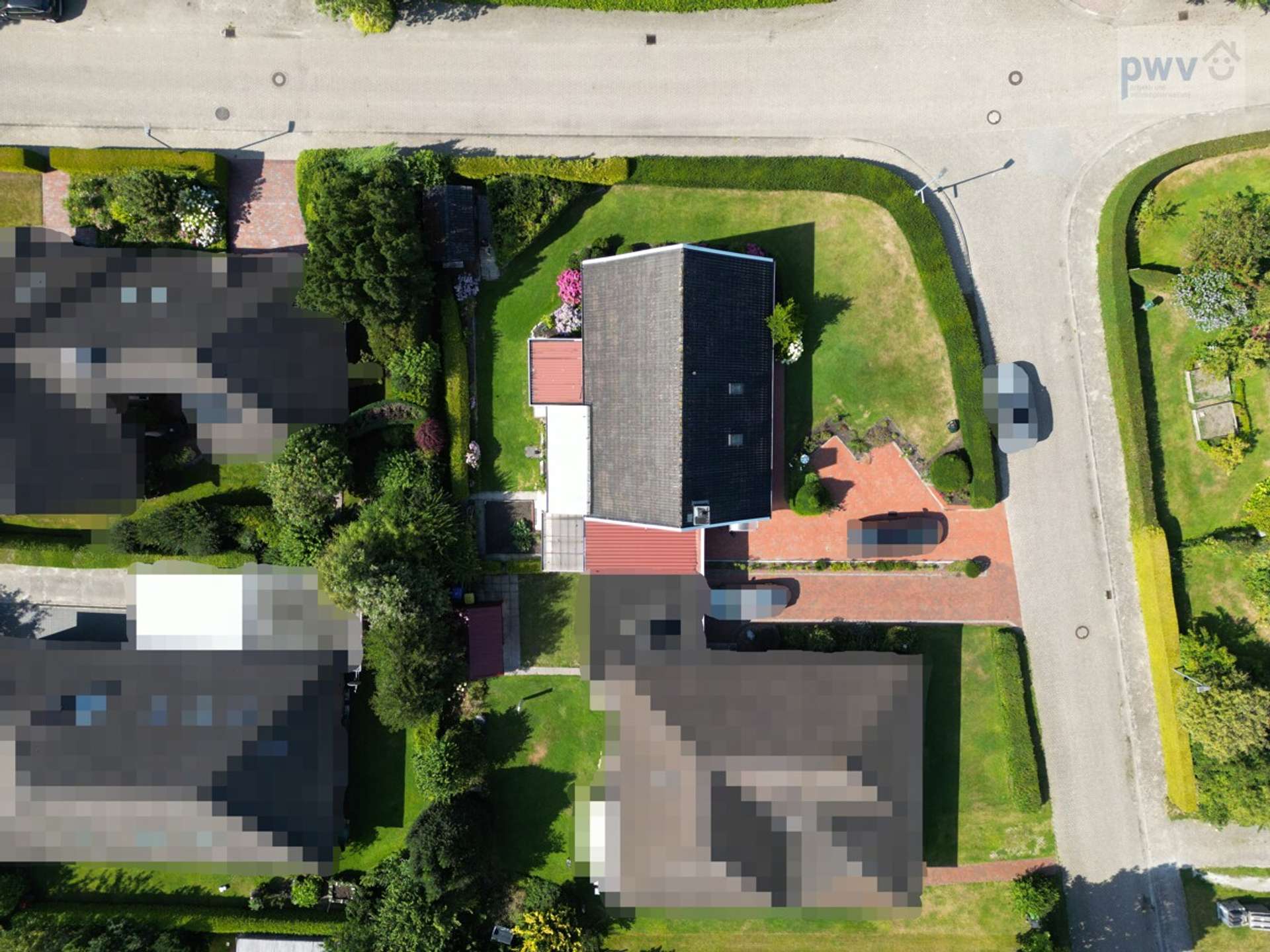 Vogelperspektive Grundstück